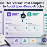 Use This ‘Versus’ Post Template to Avoid Spec-Dump Articles