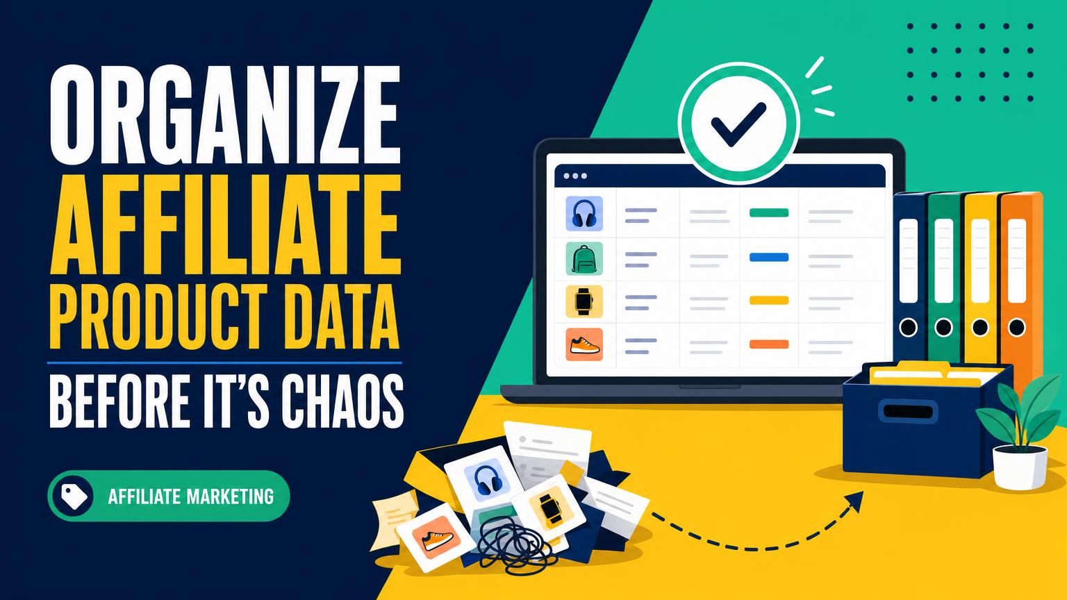 Organizing Affiliate Product Data Before a Catalog Becomes Unmanageable