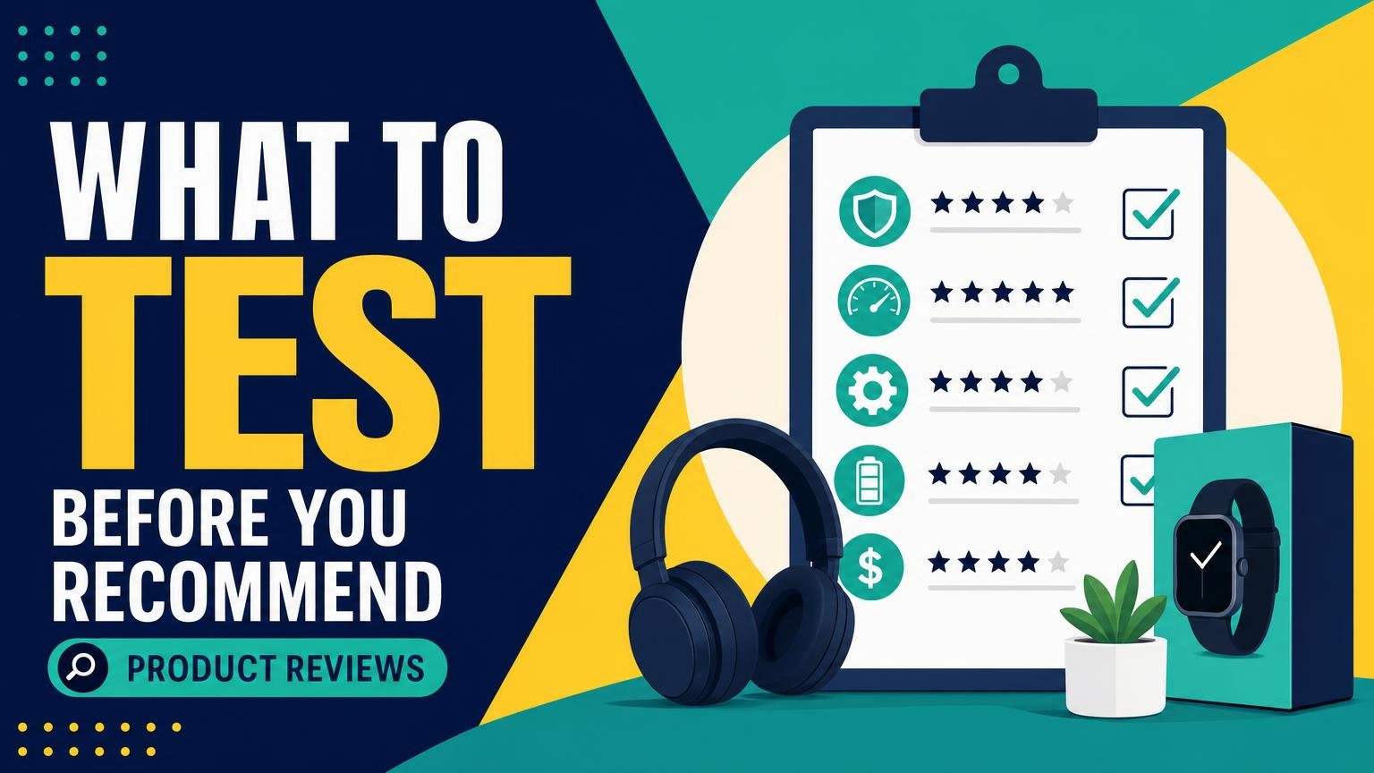 What to Test in a Product Review Before Making a Recommendation